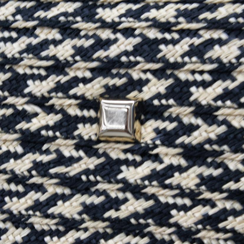 S.Ferragamo フェラガモ/ストロー×レザーガンチーニトートバッグ/ポーチ付/AU-21/H541//Aランク/91