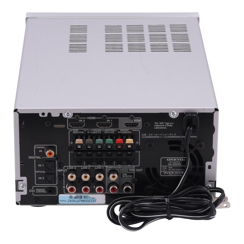 ONKYO オンキヨー /AVレシーバーアンプ/SA-205HD//2435JJ7880027272 D/Bランク/05