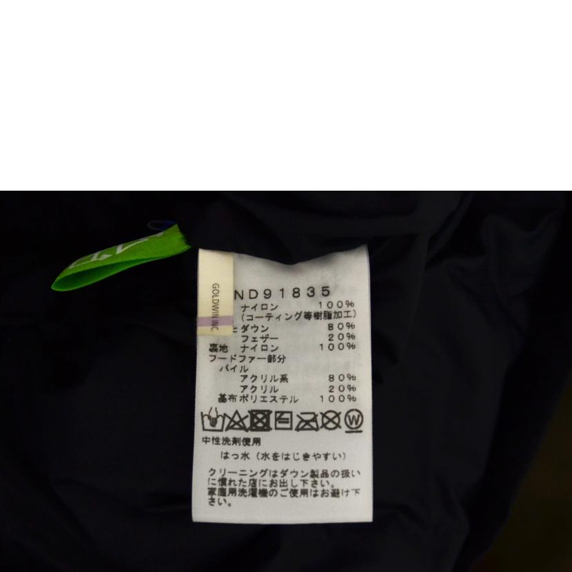 THE NORTH FACE ノースフェイス/ファー欠品/マウンテンダウンコート/ND91835//ABランク/75