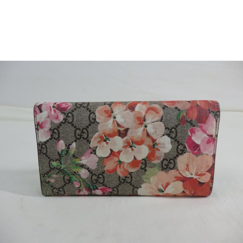 GUCCI グッチ/GGスプリーム/GGブルームス/花柄/コンチネンタルウォレット/長財布/404070//214*/Aランク/84
