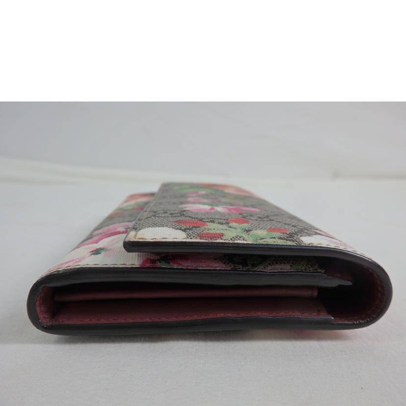 GUCCI グッチ/GGスプリーム/GGブルームス/花柄/コンチネンタルウォレット/長財布/404070//214*/Aランク/84