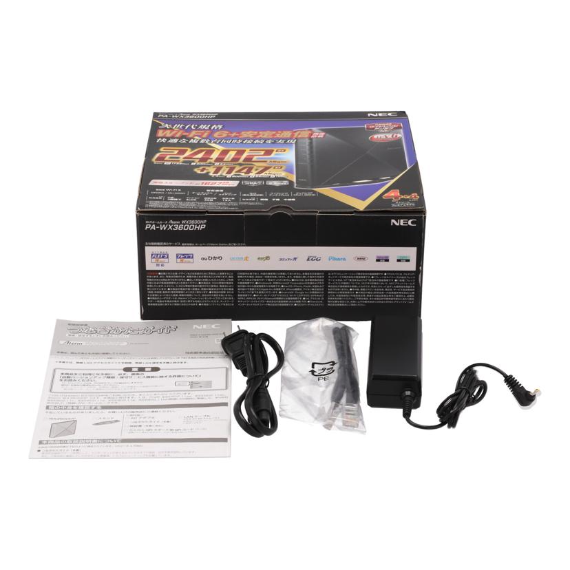 NEC 日本電気/無線LANルーター/PA-WX3600HP//3601211247824E3/Bランク/75