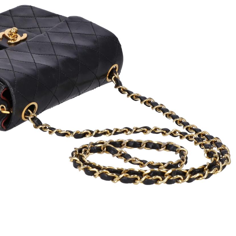 CHANEL シャネル/ミニマトラッセ17/ラムスキンチェーンショルダーバッグ/ブラック//060****/ABランク/18