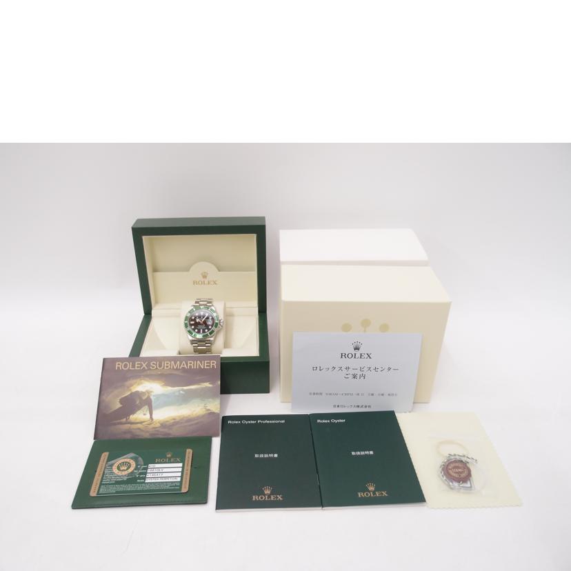 ROLEX ロレックス/サブマリーナ・デイト・グリーン/V番/自動巻き/16610LV//V14************/Aランク/69
