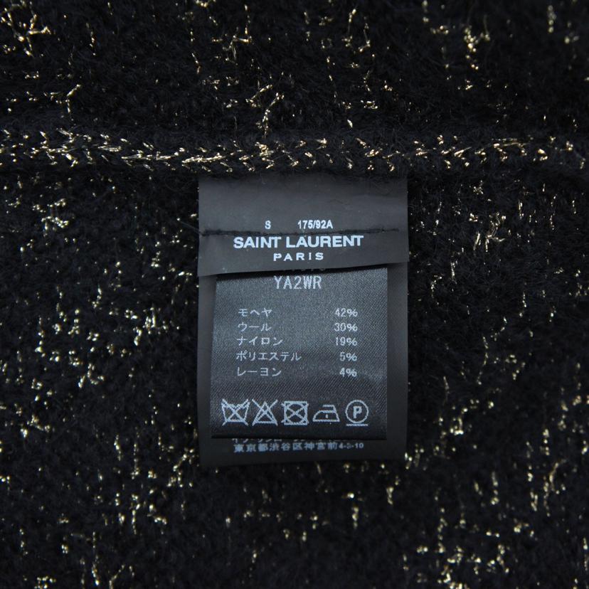 SAINT LAUREN サンローラン/ニット/ブラック×ゴールド/541075//サイズ:S/Aランク/91