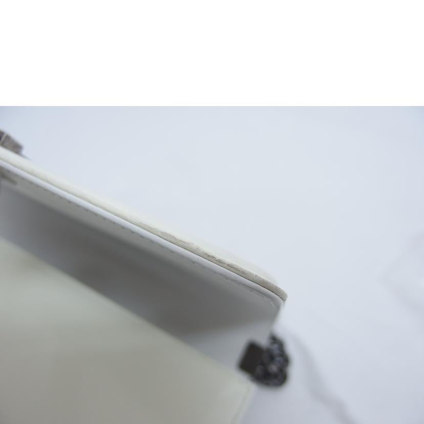 CHANEL シャネル/ボーイシャネル マトラッセ チェーンショルダーバッグ/ホワイト//194*****/ABランク/18