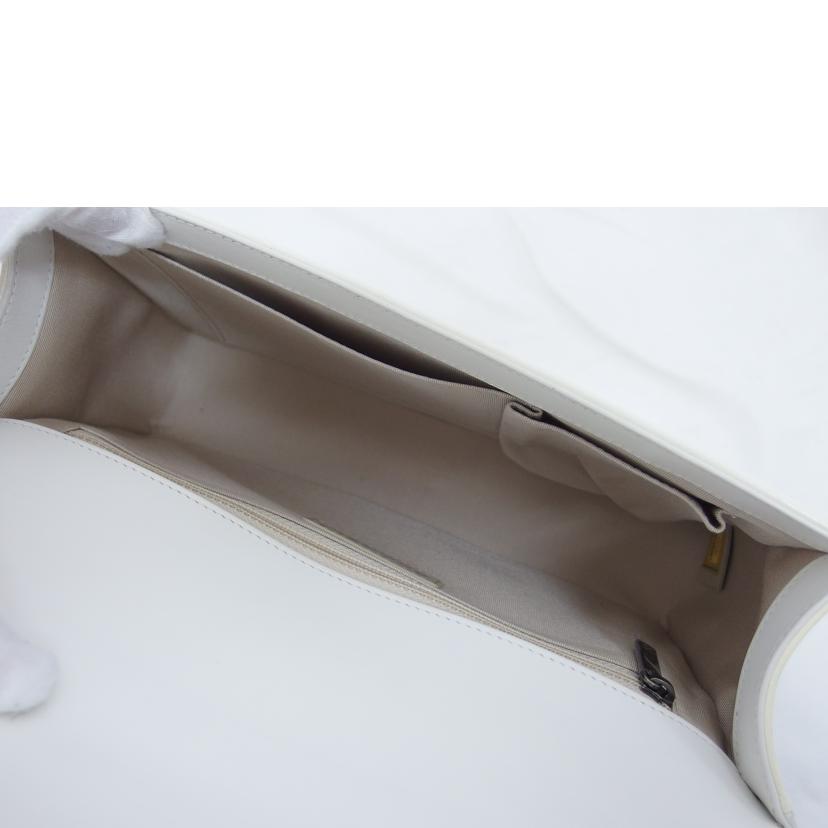 CHANEL シャネル/ボーイシャネル マトラッセ チェーンショルダーバッグ/ホワイト//194*****/ABランク/18