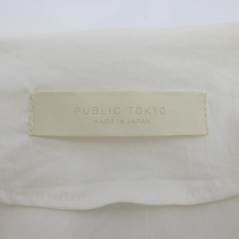 PUBLIC TOKYO パブリックトーキョー/ボリュームスリーブ シャツワンピース/161210004//ABランク/77