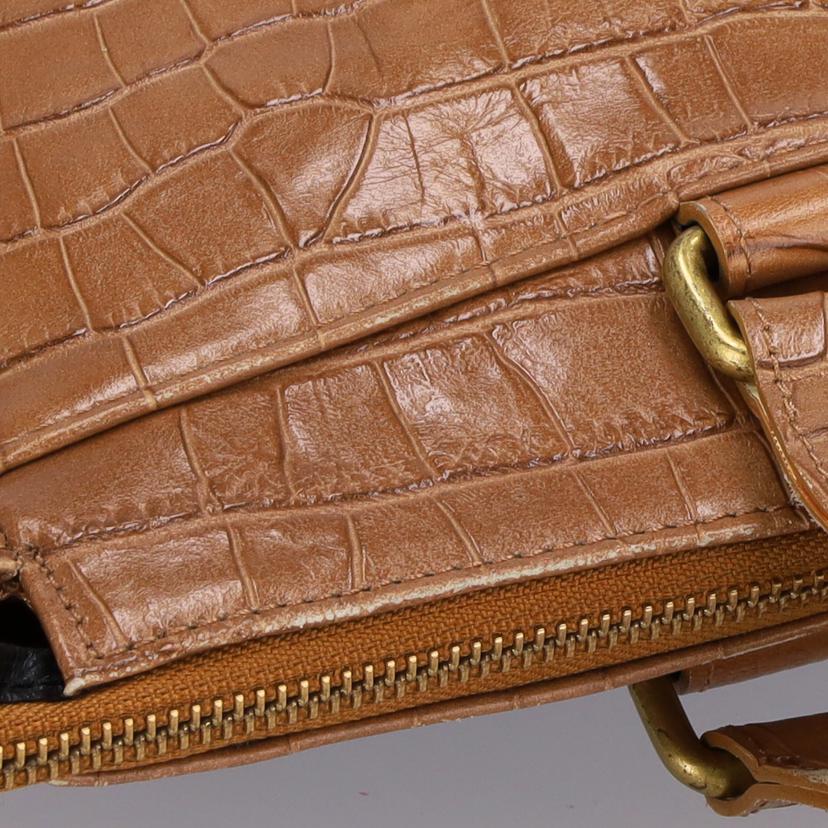 SAMANTHA KINGZ サマンサキングズ/クロコ型押しビジネスバッグ//ABランク/09