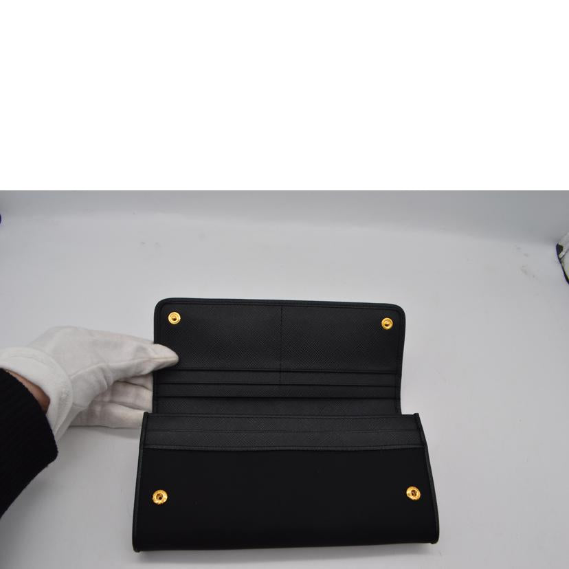 PRADA プラダ/テスートナイロントライアングジップ長財布/ネロ/1MH132//245******/Sランク/89