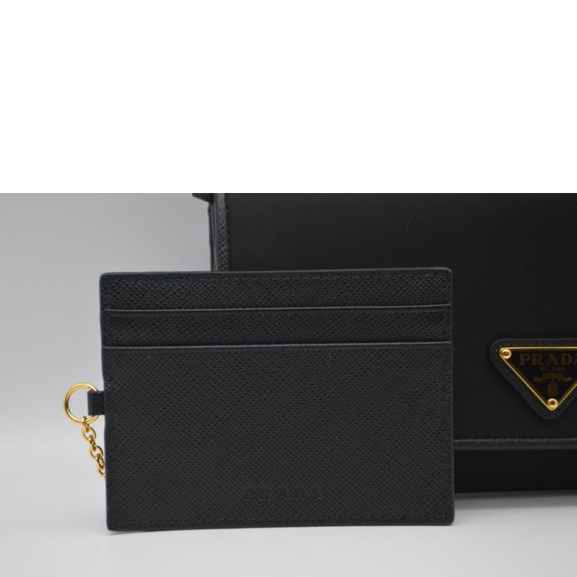 PRADA プラダ/テスートナイロントライアングジップ長財布/ネロ/1MH132//245******/Sランク/89
