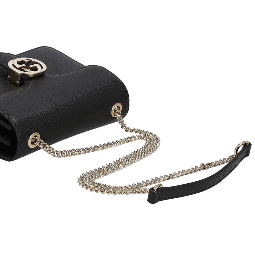 GUCCI グッチ/インターロッキングGショルダーバッグ/510304//001***/Aランク/91