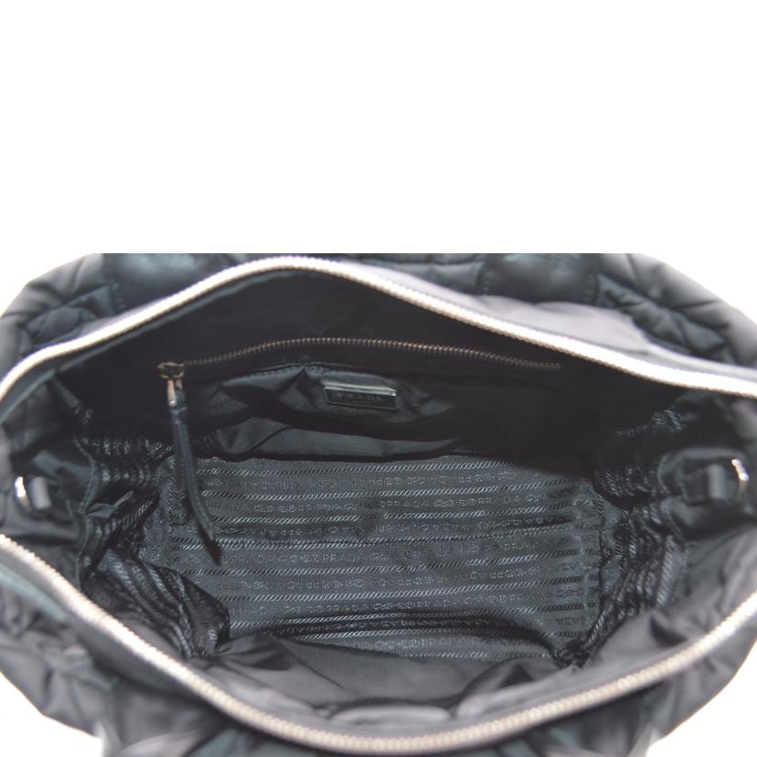 PRADA プラダ/リ・ナイロンパデットミディアム2wayレザーハンド/ネロ/1BG436//272*/SAランク/89