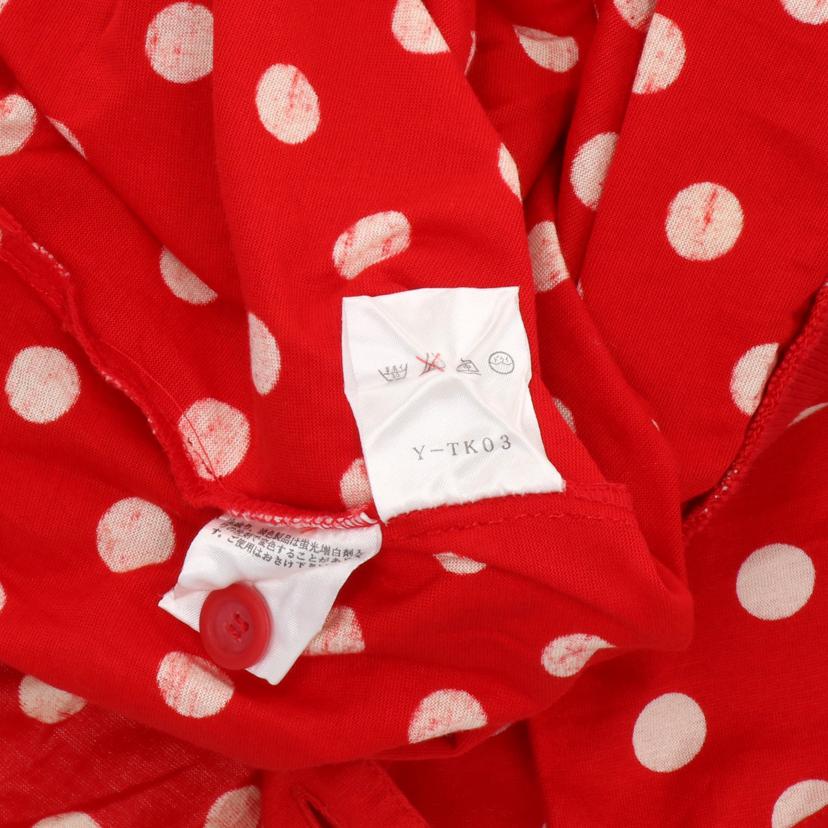 Christian Dior クリスチャン ディオール/Christian Dior ◇ポロシャツ レッド #L ドット柄//ABランク/75