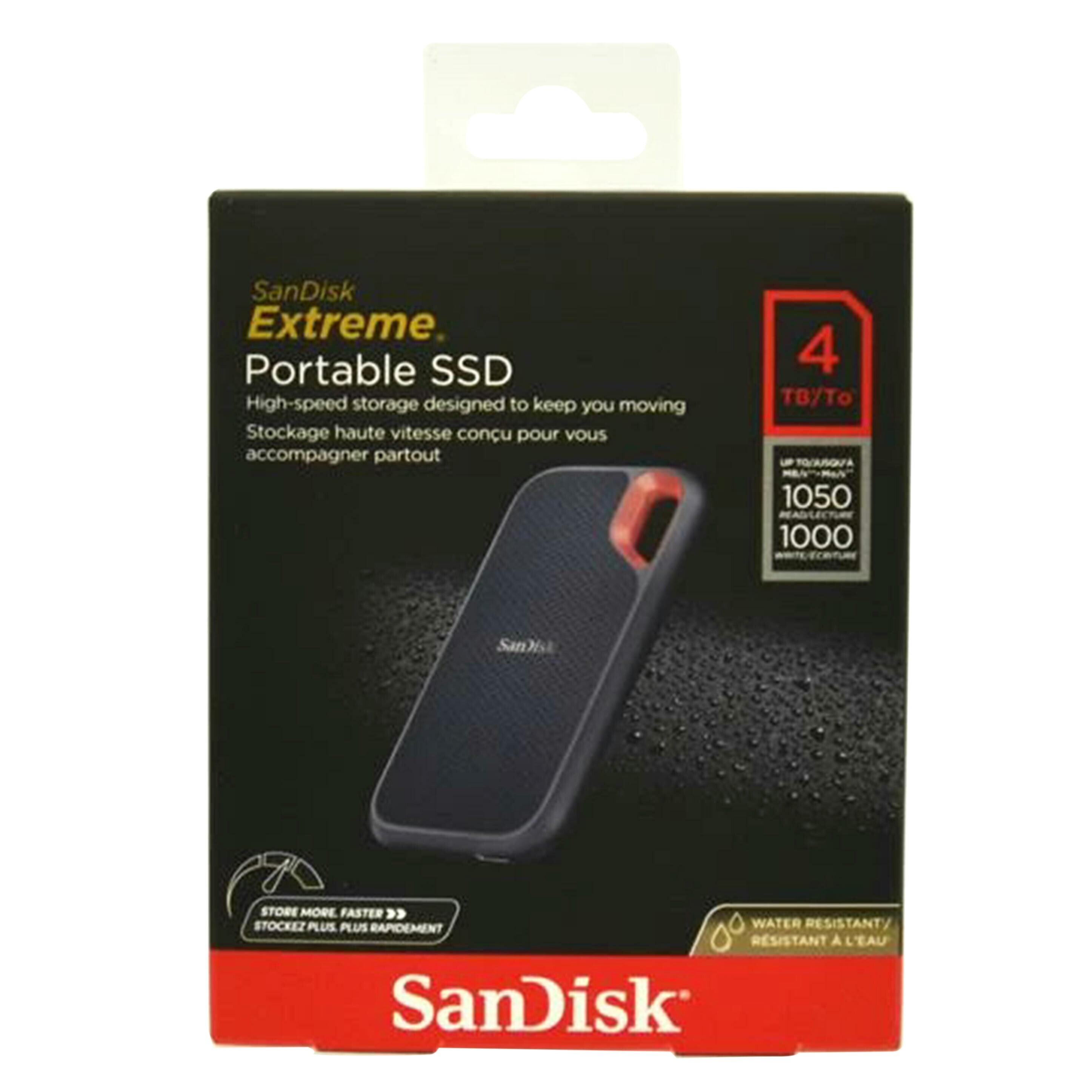 SanDisk サンディスク/ポータブルSSD 4TB/SDSSDE61-4T00-G25//2547AP402203/Sランク/75