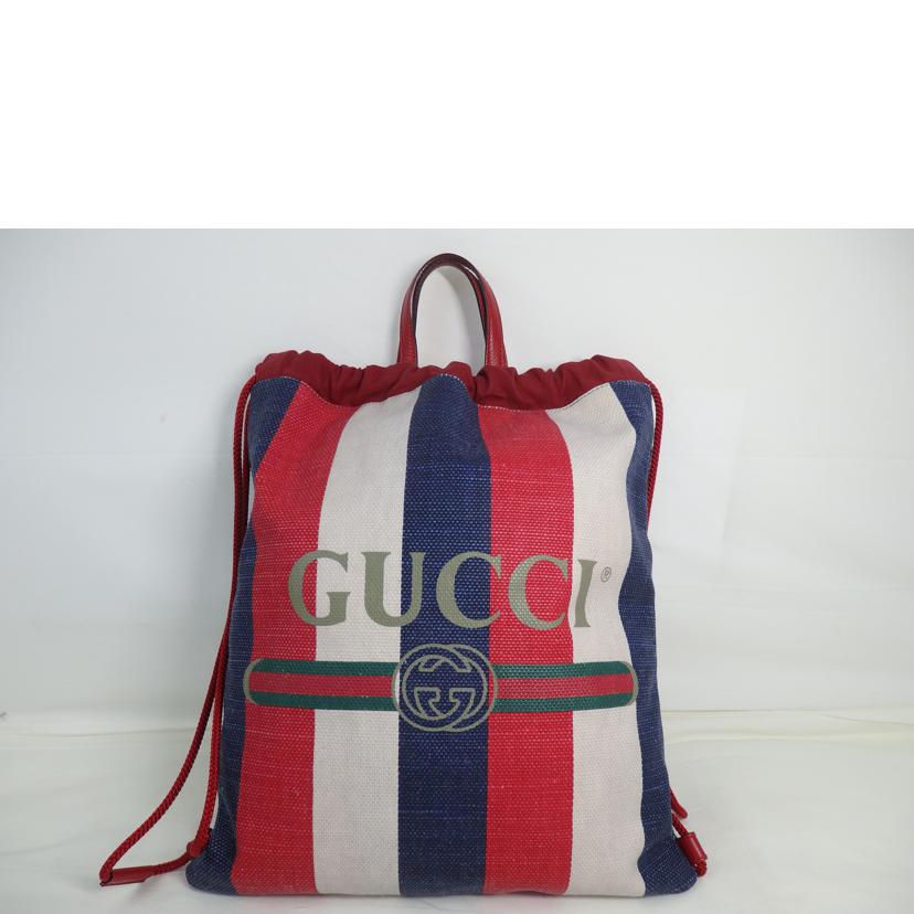 GUCCI グッチ/ドローストリング/リュックサック/バックパック/マルチカラー/473872//527***/ABランク/84