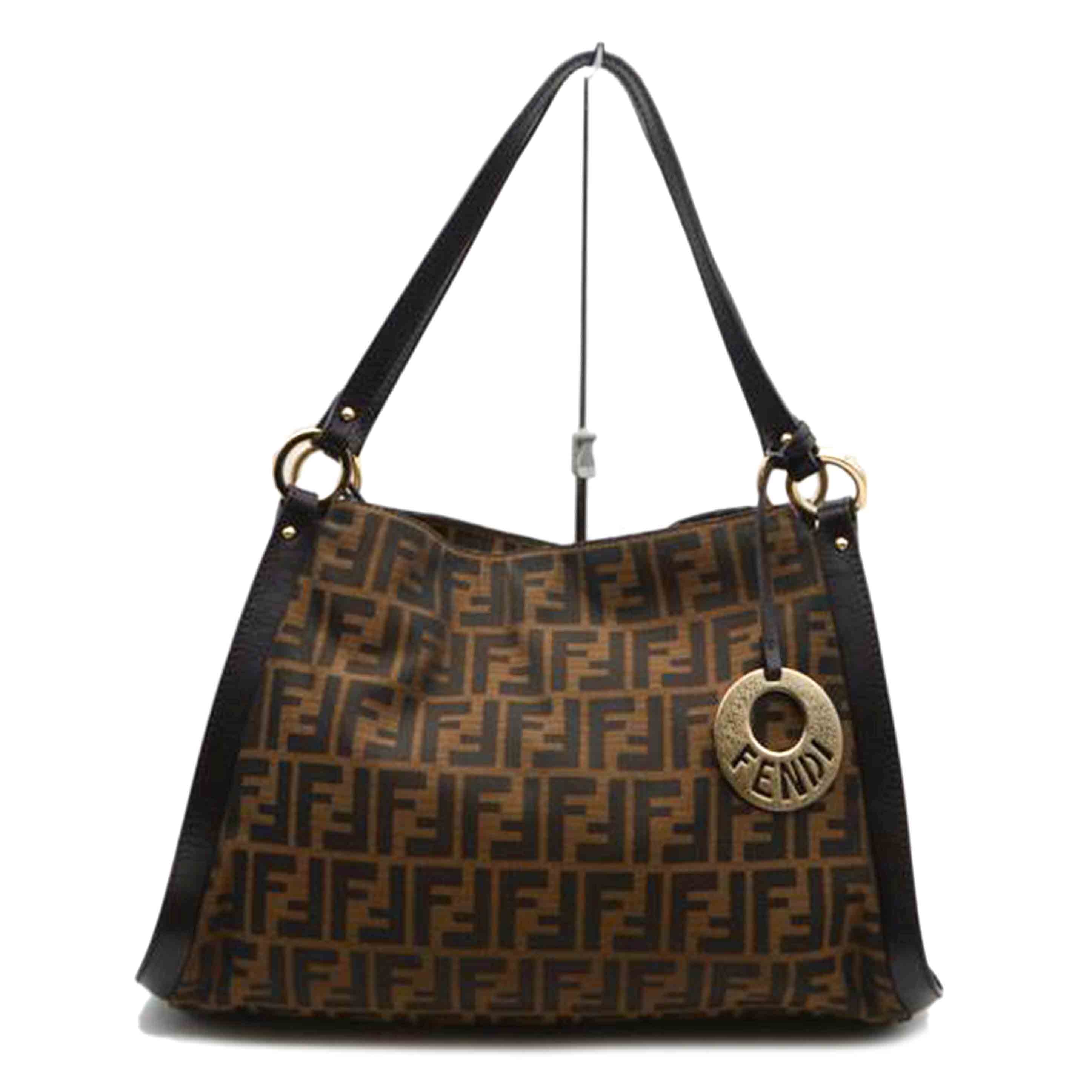 FENDI フェンディ/ズッカラインショルダーレザートート/8BR652-JWU//128*****/ABランク/89