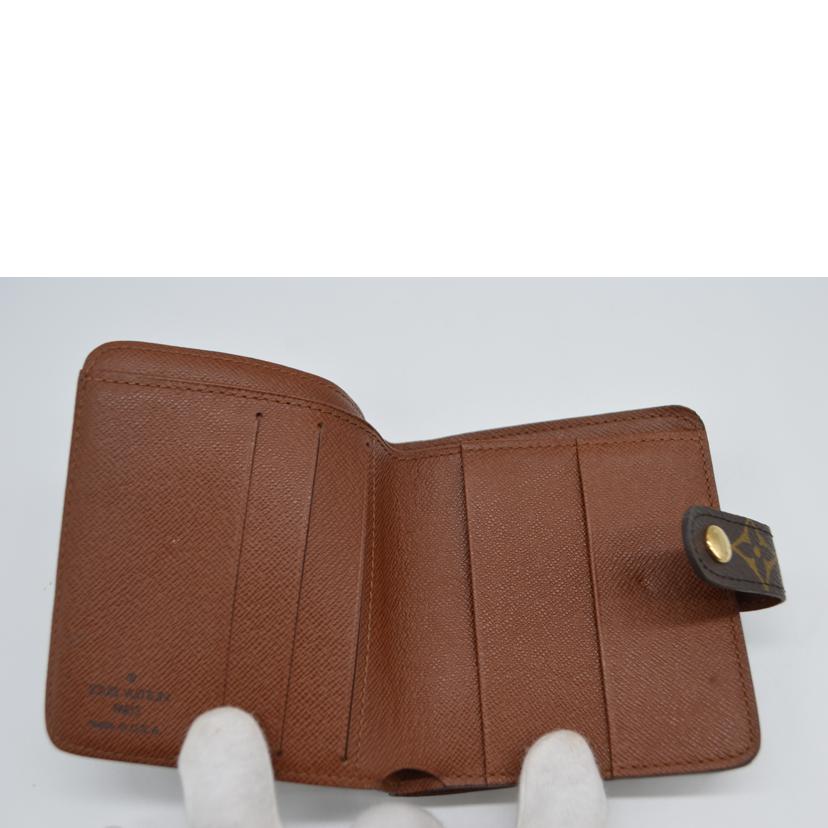 LV ルイヴィトン/コンパクト・ジップ/モノグラム/M61667//SP1***/Aランク/89