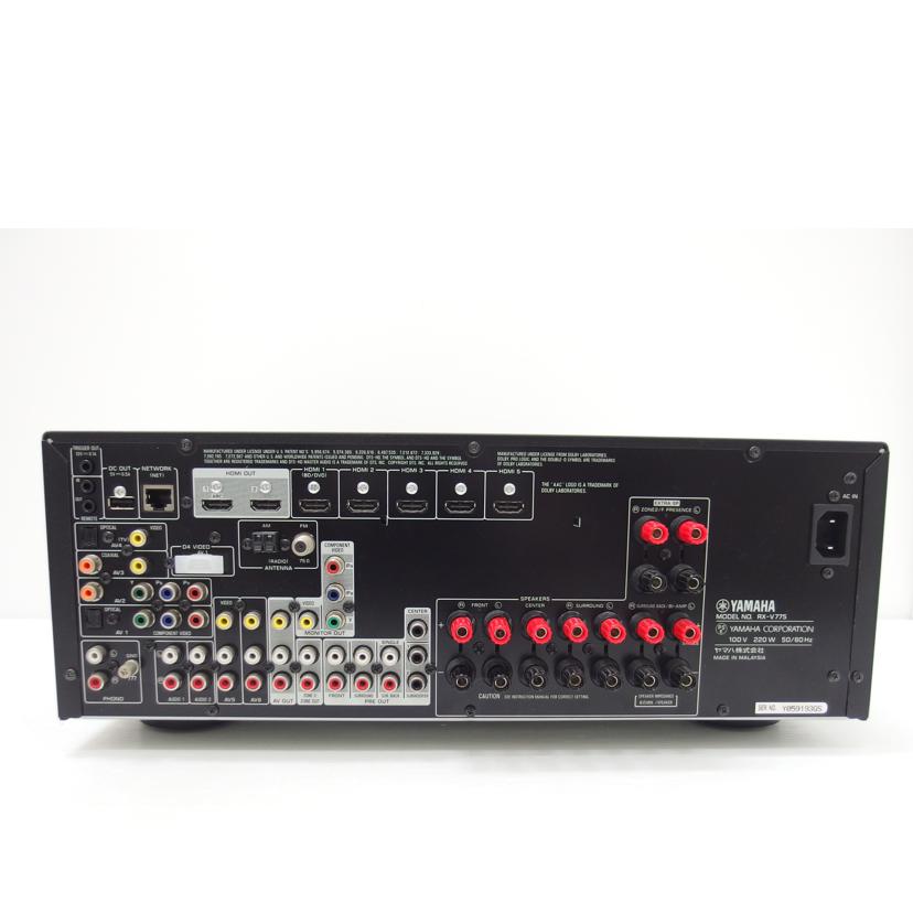 YAMAHA 88000/7.1chAVアンプ/RX-V775/RX-V775//Y059193QS/ABランク/88