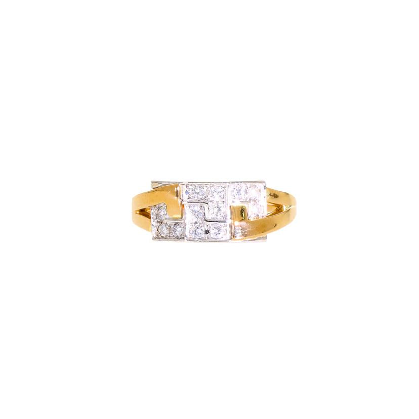 K18/K18ダイヤリング0.18ct #13//Aランク/67