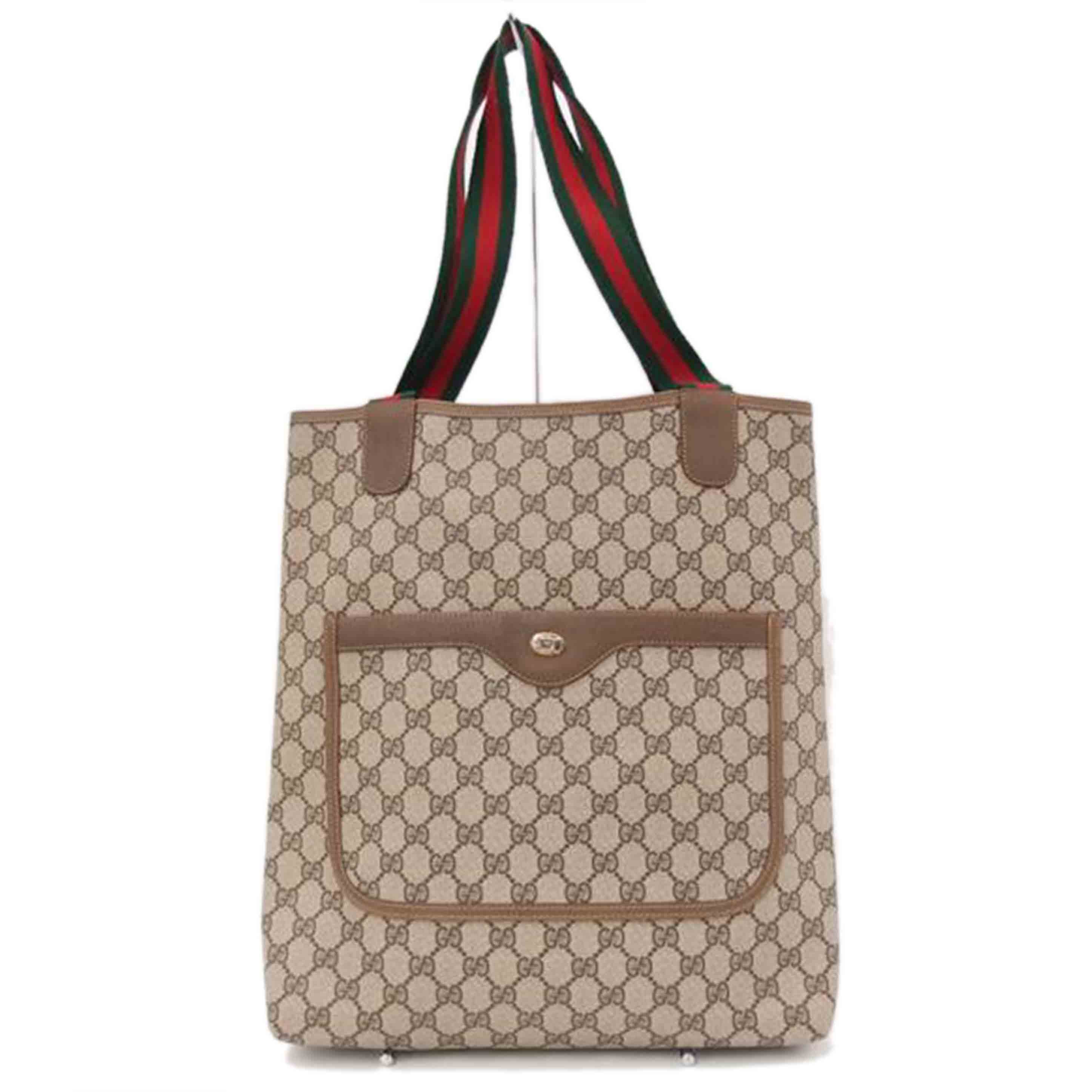 GUCCI グッチ/GGPVCシェリートート/ブラウン/39.02//003/Aランク/69