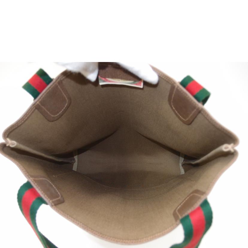 GUCCI グッチ/GGPVCシェリートート/ブラウン/39.02//003/Aランク/69