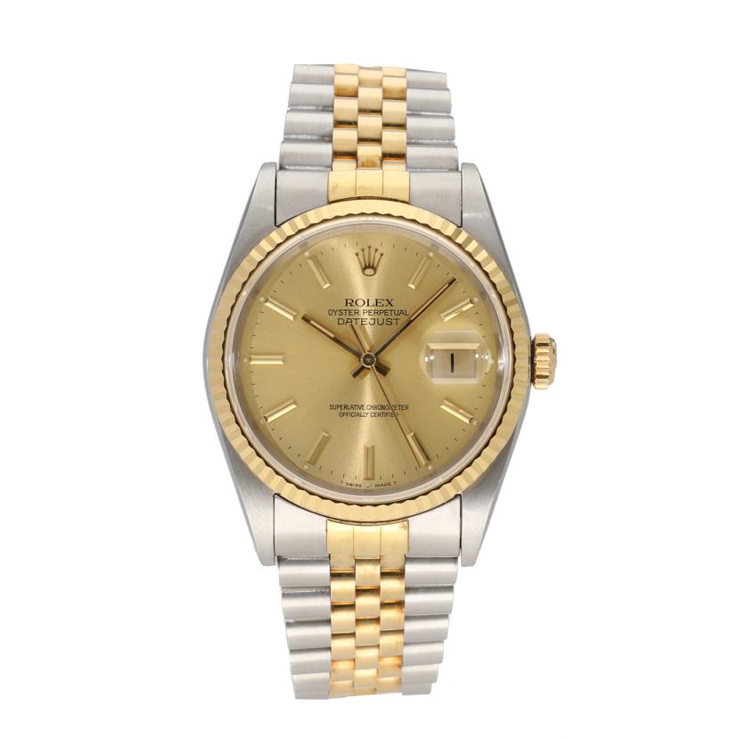 ROLEX ロレックス/デイトジャスト・シャンパン/SS×YG/X番/16233//X40****/Aランク/19