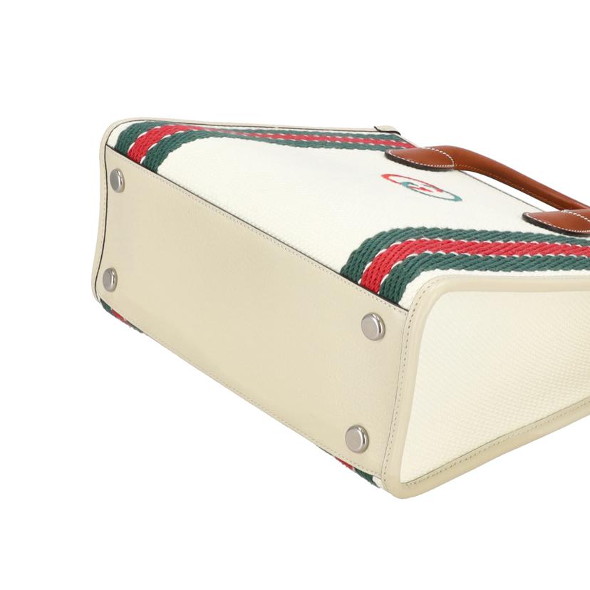 GUCCI GUCCI/インターロッキングG キャンバス 2WAYトートバッグ/701737//493***/Aランク/85