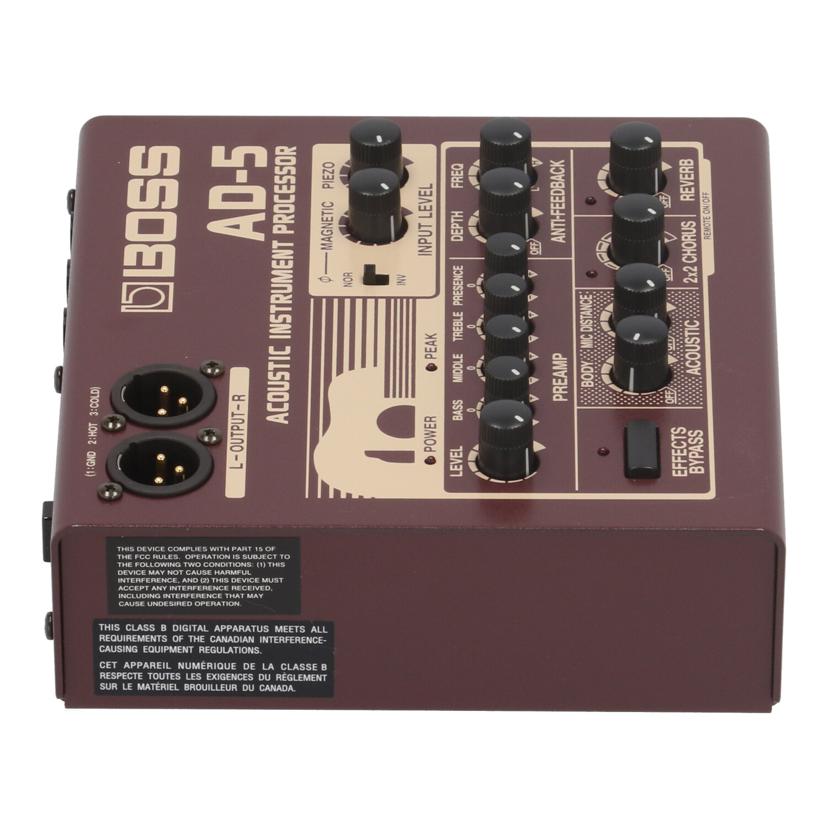 BOSS ボス /アコースティックギター用プリアンプ・マルチエフェクター/AD-5//AQ63973/Bランク/77