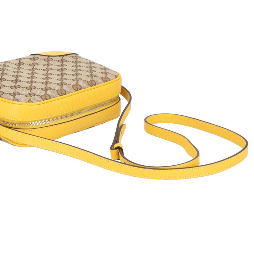 GUCCI グッチ/GGキャンバスショルダーバッグ/イエロー/449413//568***/Aランク/91