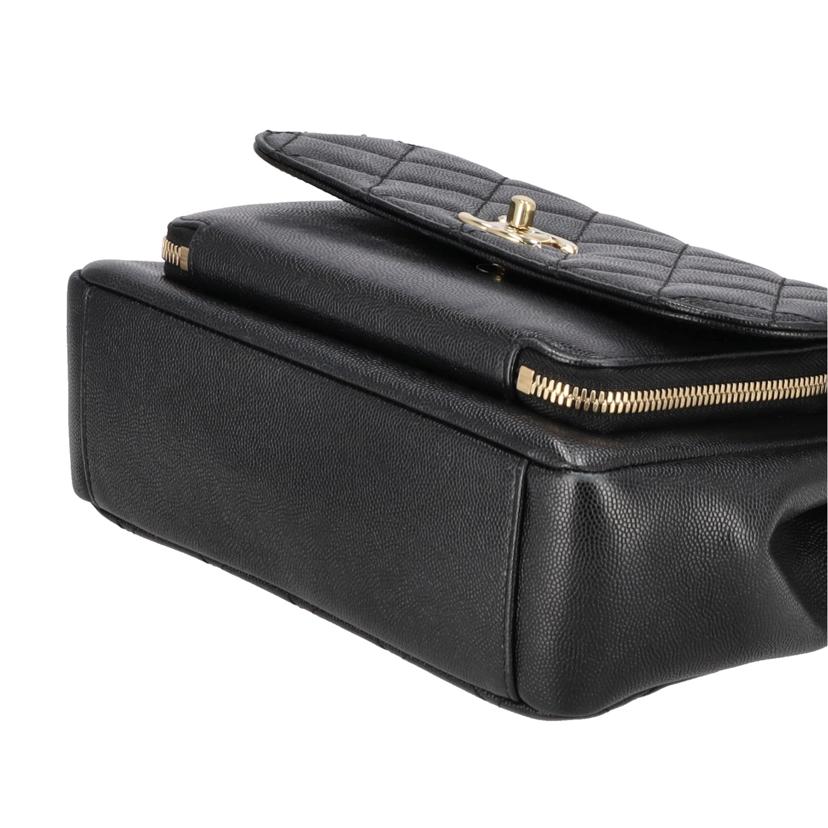 CHANEL シャネル/キャビアスキン/ビジネスアフィニティチェーンショルダーバッグ//234*****/ABランク/91