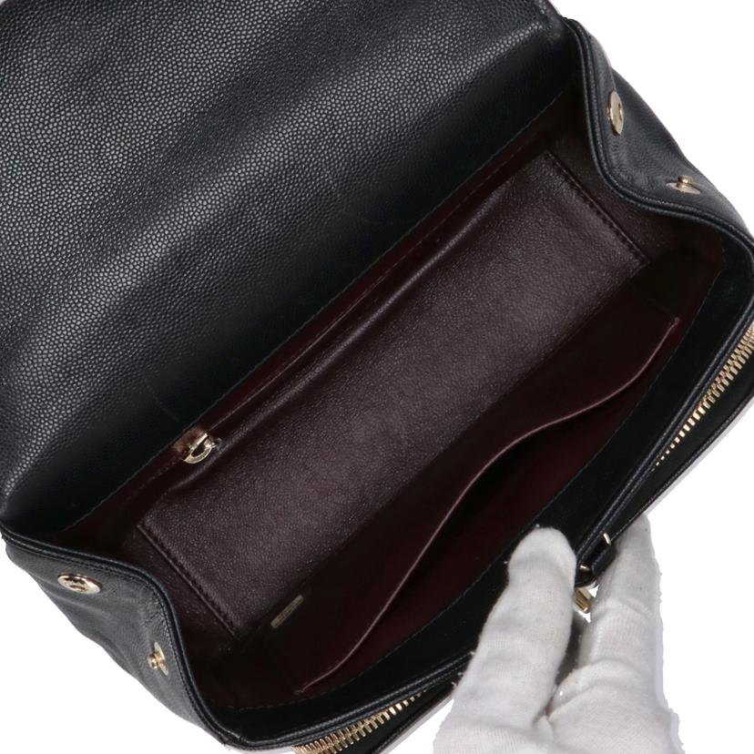 CHANEL シャネル/キャビアスキン/ビジネスアフィニティチェーンショルダーバッグ//234*****/ABランク/91