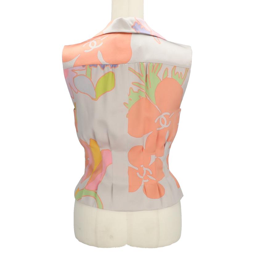 CHANEL シャネル/ブラウススカートセット/シルク/マルチカラー/P21423//Bランク/94