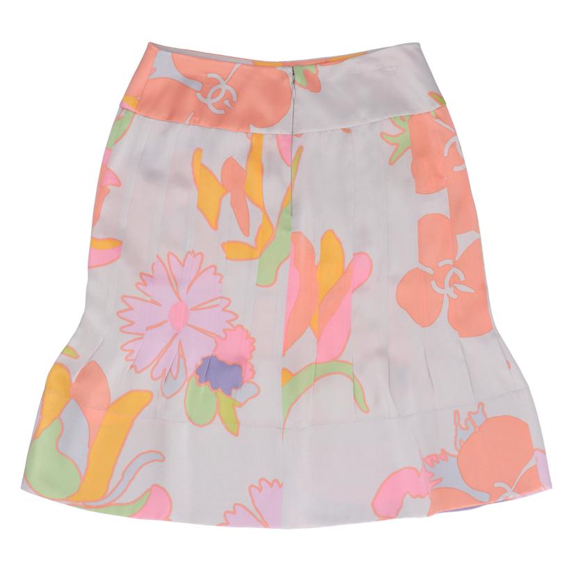 CHANEL シャネル/ブラウススカートセット/シルク/マルチカラー/P21423//Bランク/94