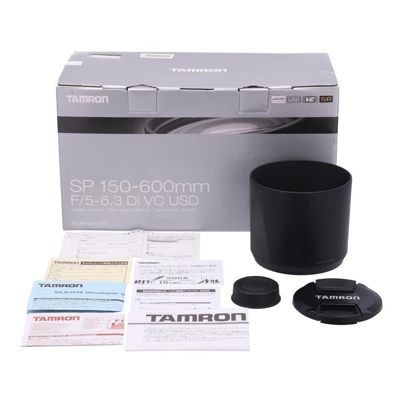 TAMRON Nikon タムロン /交換レンズ/150-600mm/SP 150-600mm F5-6.3 Di VC USD // 060314/Bランク/62