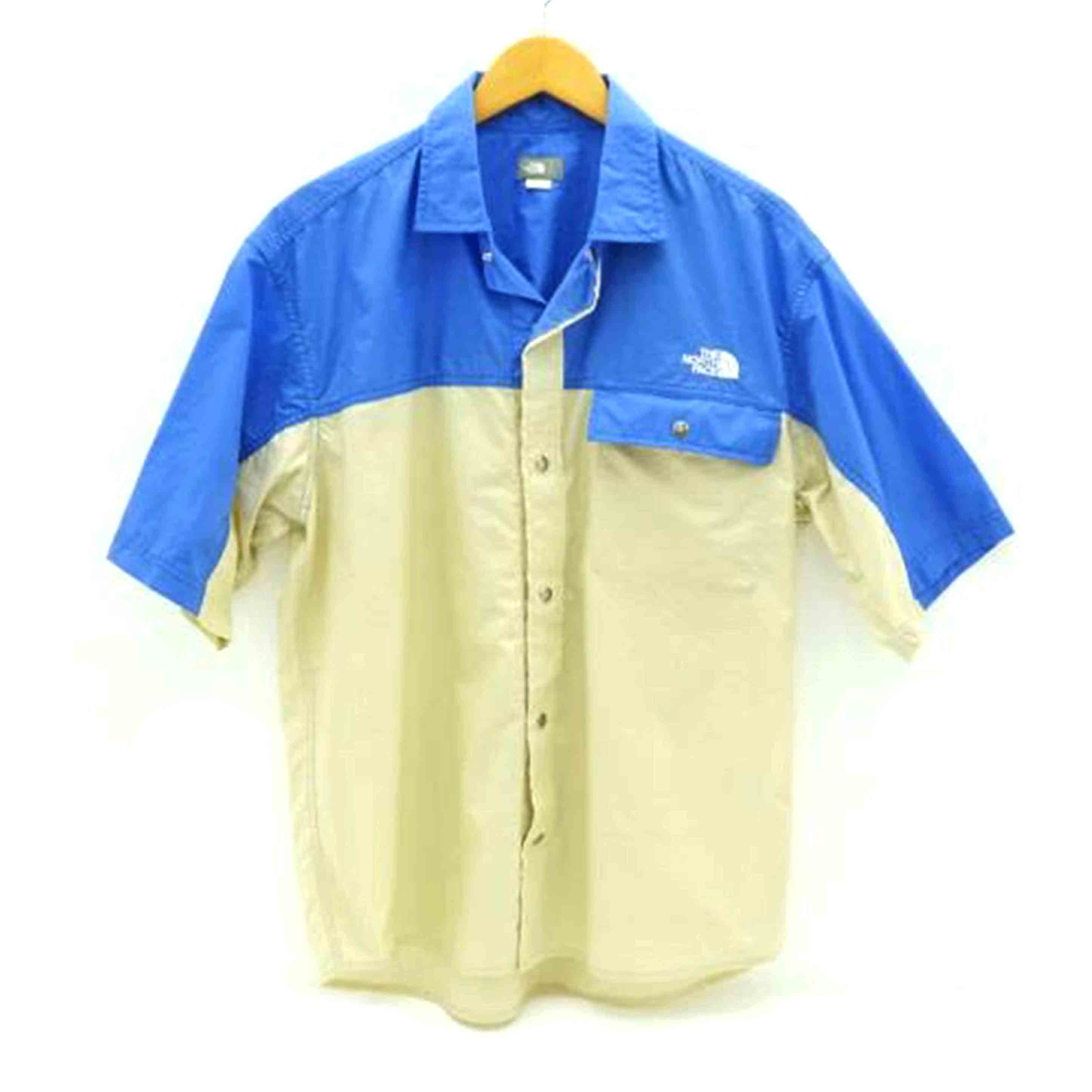 THE NORTH FACE ノースフェイス/S/S ヌプシシャツ/青/NR22331//ABランク/42
