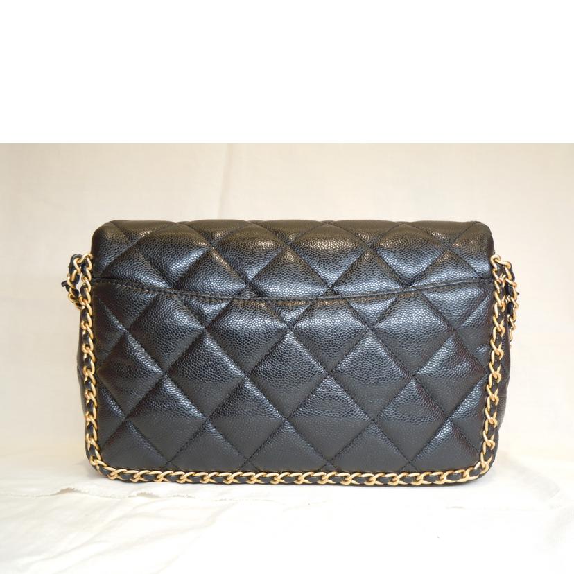 CHANEL シャネル/マトラッセスモールフラップグレインドカーフWチェーンショルダー/AS3468//A07*****/Aランク/92