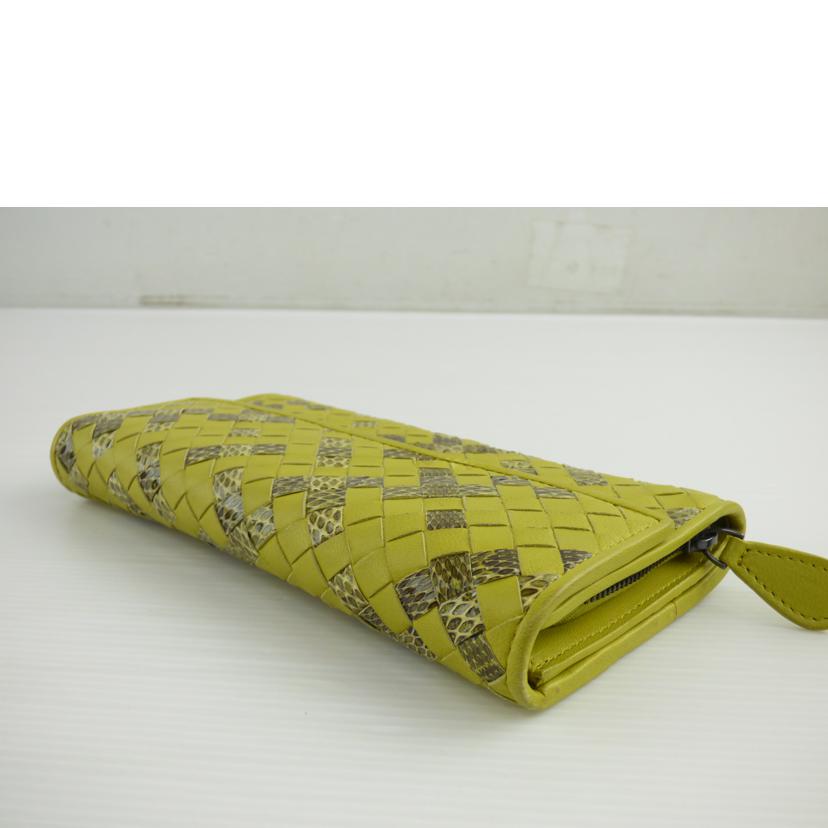 BOTTEGA VENETA ボッテガベネタ/イントレチャート長財布//B03*******/ABランク/64