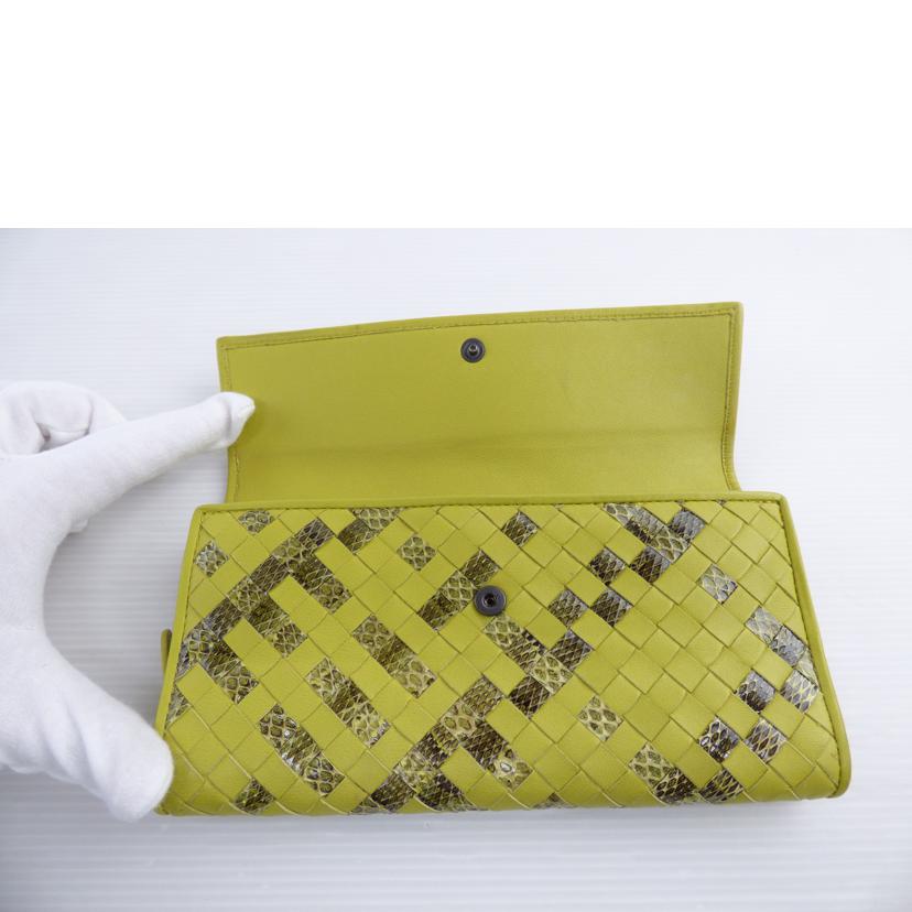BOTTEGA VENETA ボッテガベネタ/イントレチャート長財布//B03*******/ABランク/64