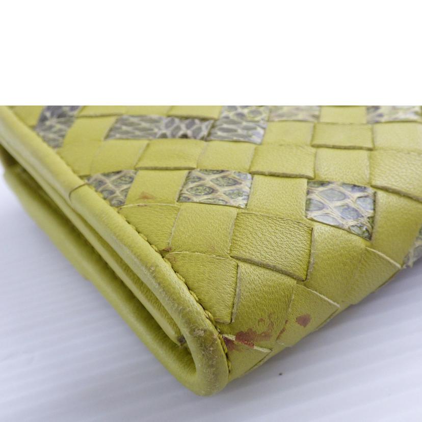 BOTTEGA VENETA ボッテガベネタ/イントレチャート長財布//B03*******/ABランク/64