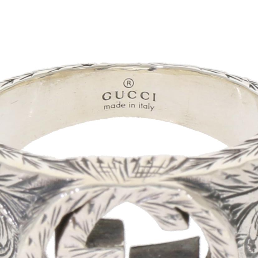 GUCCI グッチ/グッチ インターロッキングリング /455302-J8400-0811//Aランク/09