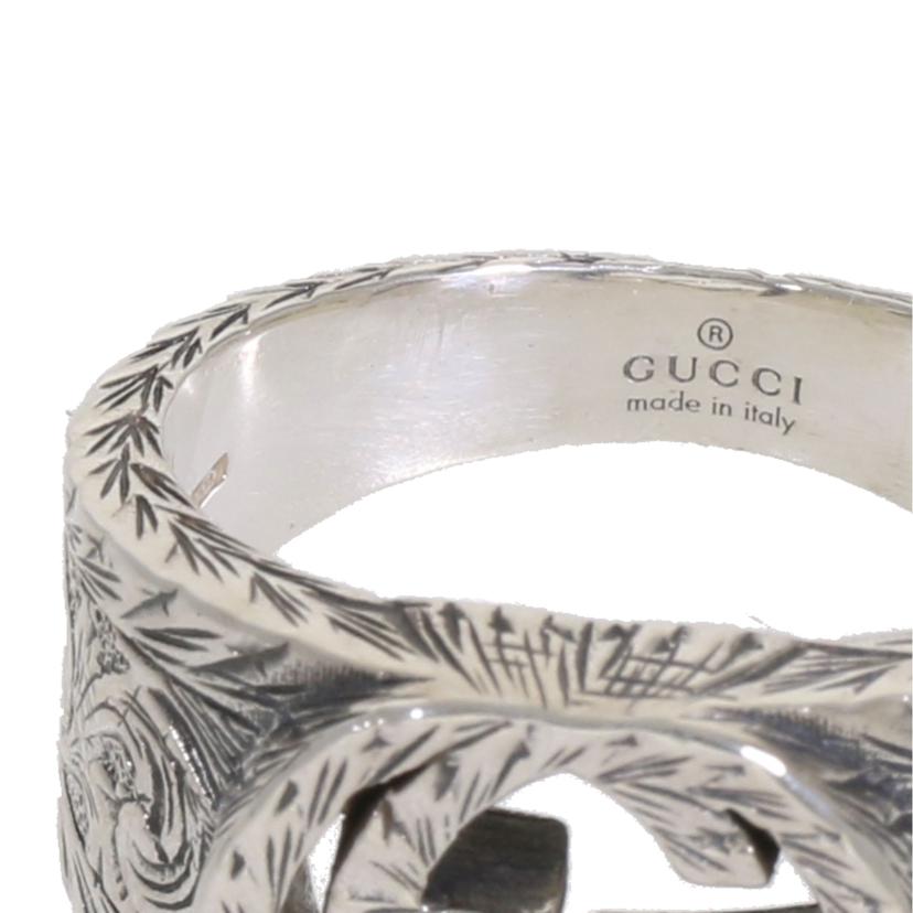 GUCCI グッチ/グッチ インターロッキングリング /455302-J8400-0811//Aランク/09