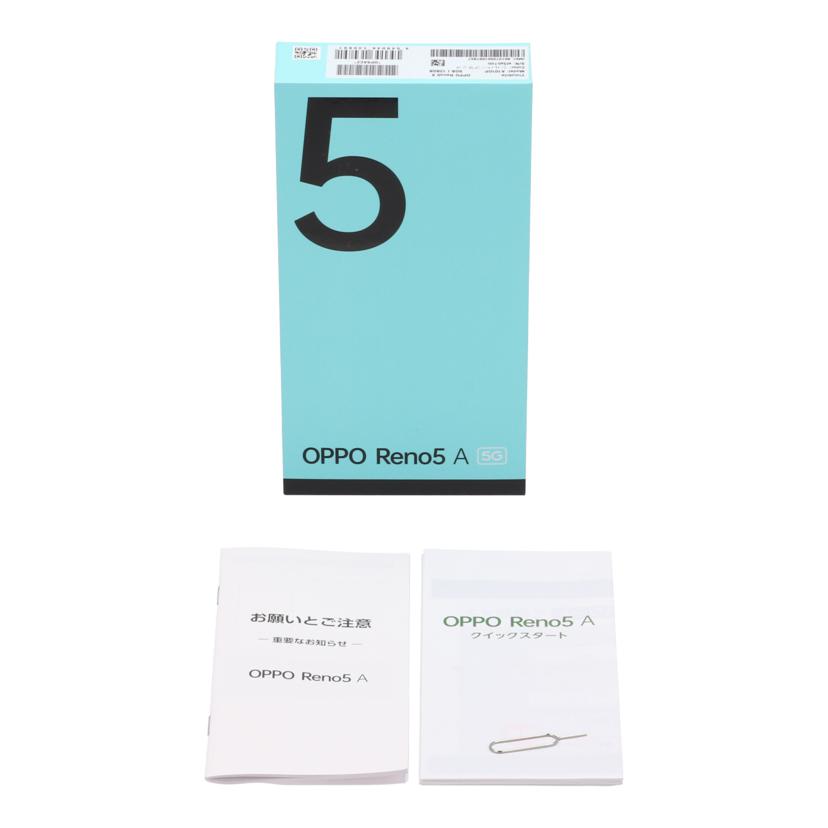 OPPO Y!mobile オッポ /スマートフォン/OPPO Reno5 A 128GB/A101OP//af3ab7db/Bランク/05