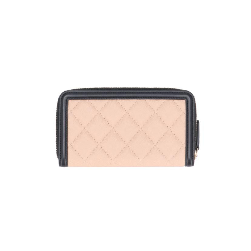 CHANEL CHANEL/CCフィリグリーココマークジップウォレット//297*****/Aランク/85