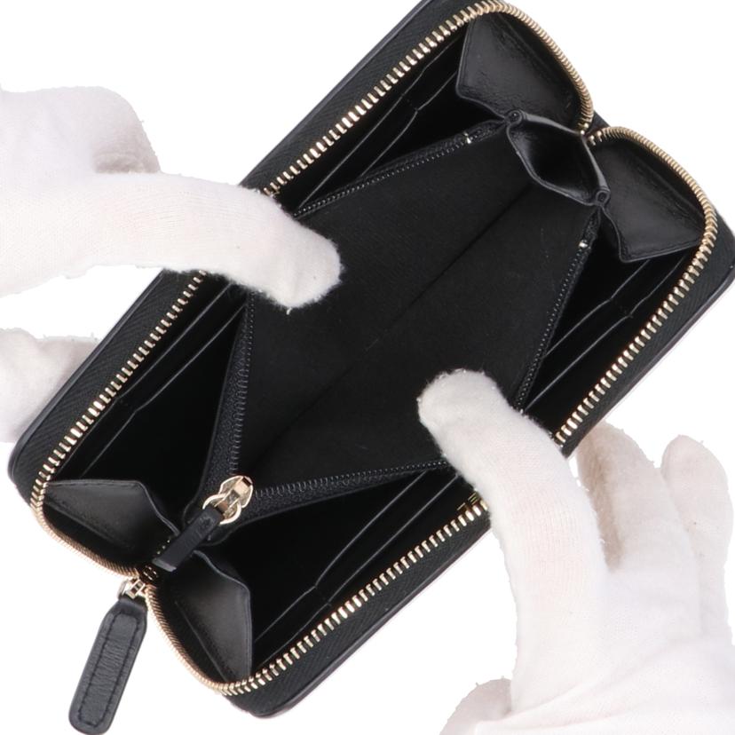 CHANEL CHANEL/CCフィリグリーココマークジップウォレット//297*****/Aランク/85