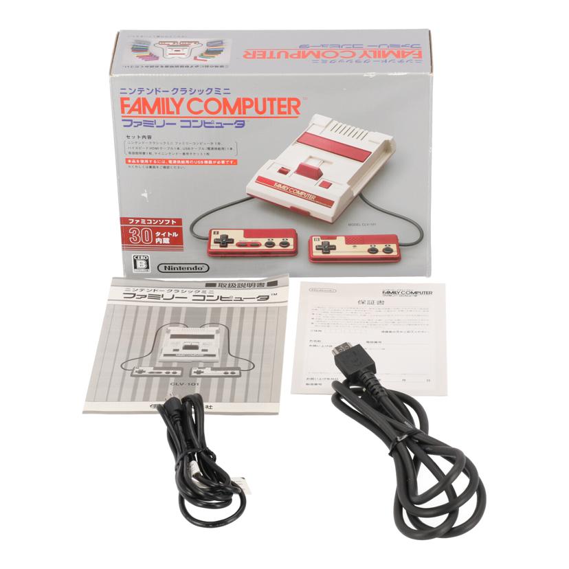 Nintendo 任天堂 ニンテンドー /クラシックミニ ファミリーコンピュータ/CLV-S-HVCC//HJE105555825/Bランク/64