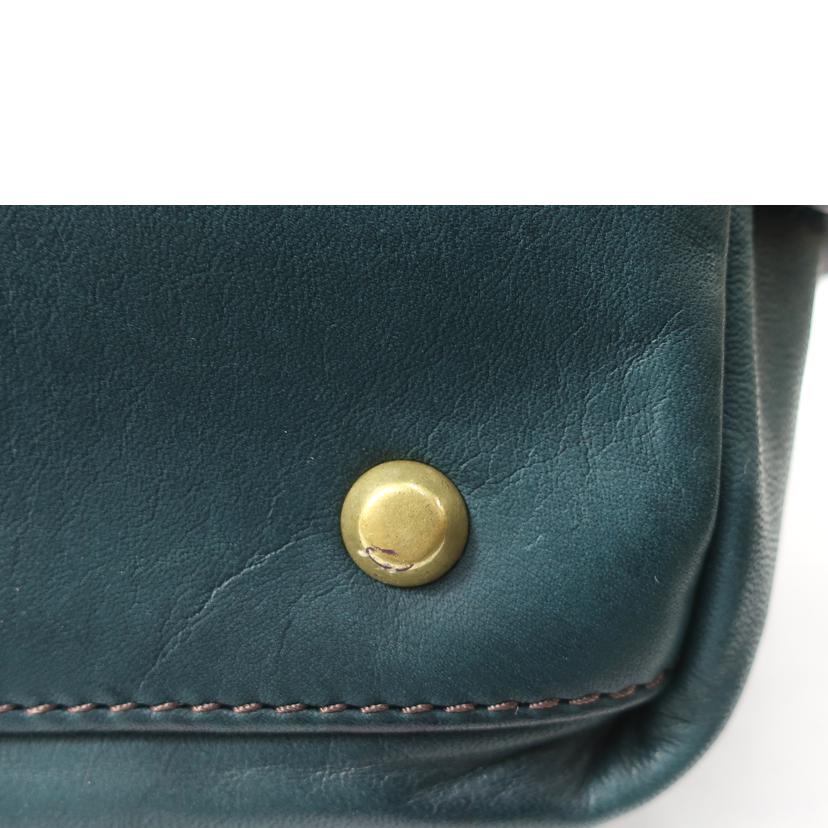 Paul Smith ポールスミス/トートバッグ レザー ビリジアングリーン//Aランク/65