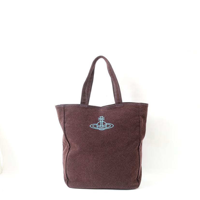 Vivienne Westwood ヴィヴィアン・ウエストウッド/Endangered Species キャンバストートバッグ ブラウン//ABランク/65