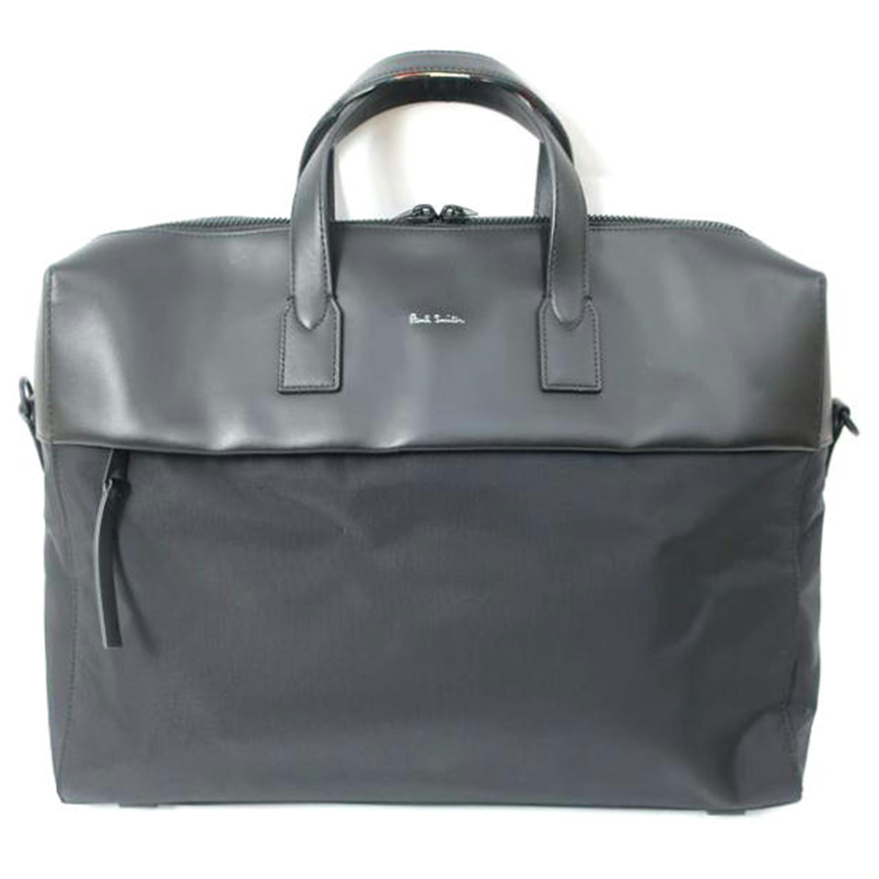 Paul Smith ポールスミス/ビジネスバッグ ブラック シグネチャーストライプ//Aランク/65
