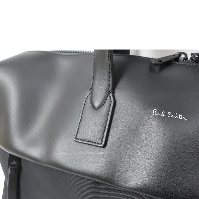 Paul Smith ポールスミス/ビジネスバッグ ブラック シグネチャーストライプ//Aランク/65